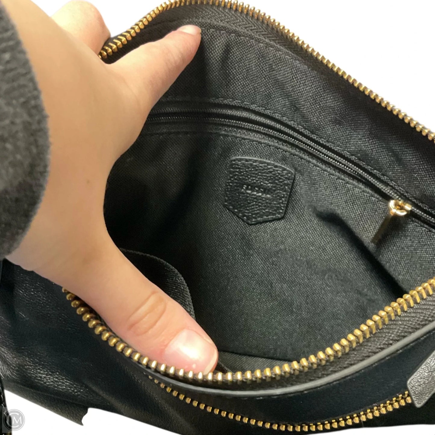 Crossbody Leather By Fossil, Size: Small