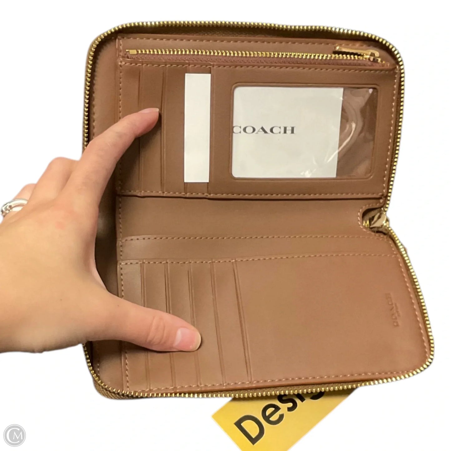 Wallet Designer By Coach, Size: Medium