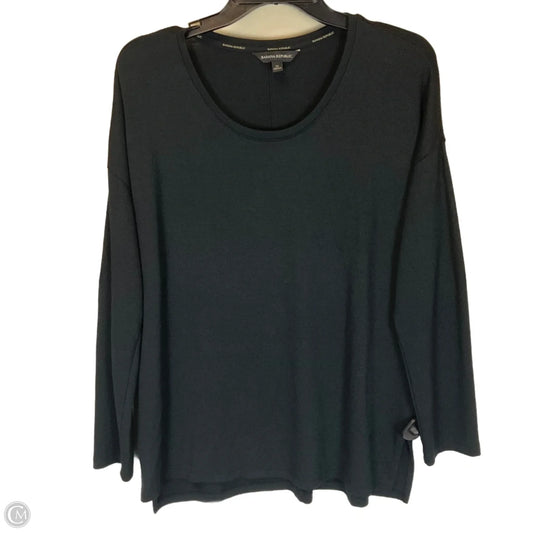 Top Long Sleeve By Banana Republic In Black, Size: M