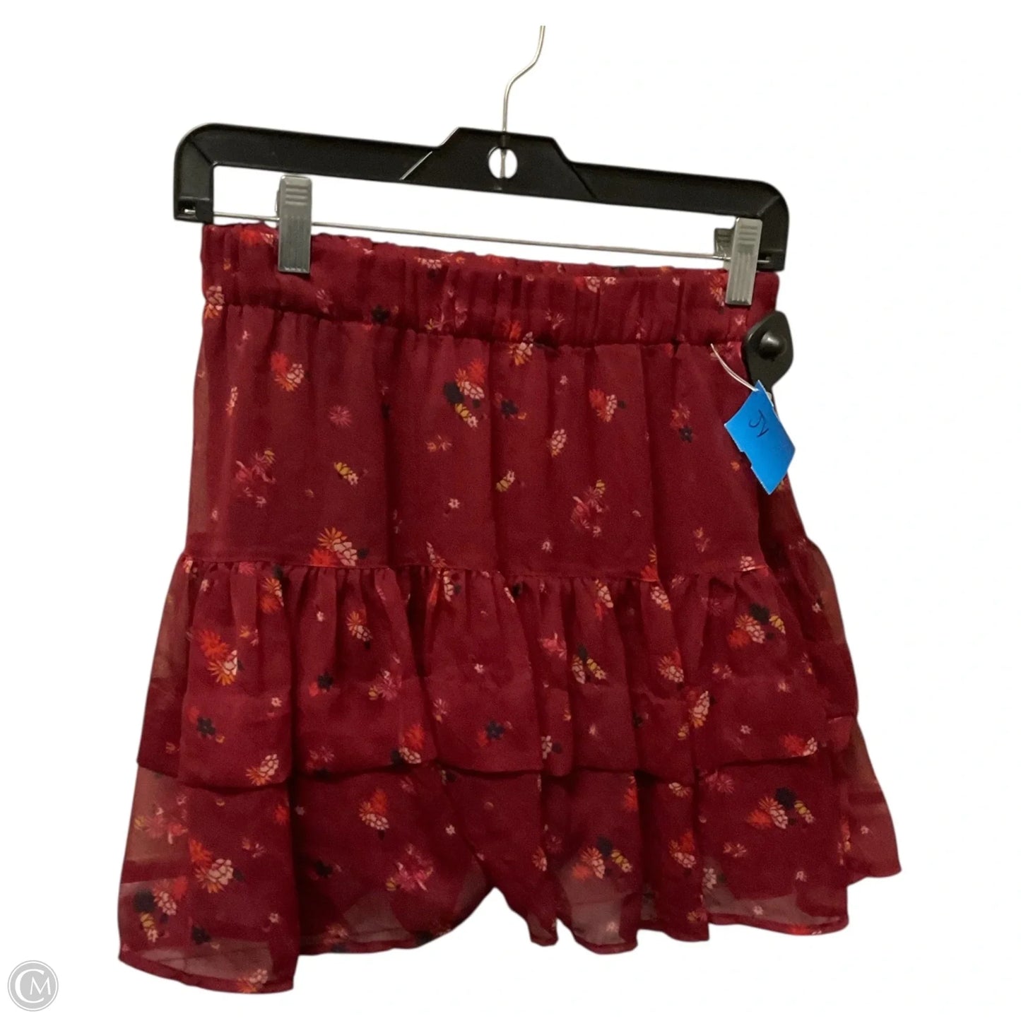 Skirt Mini & Short By Free People In Red, Size: Xs