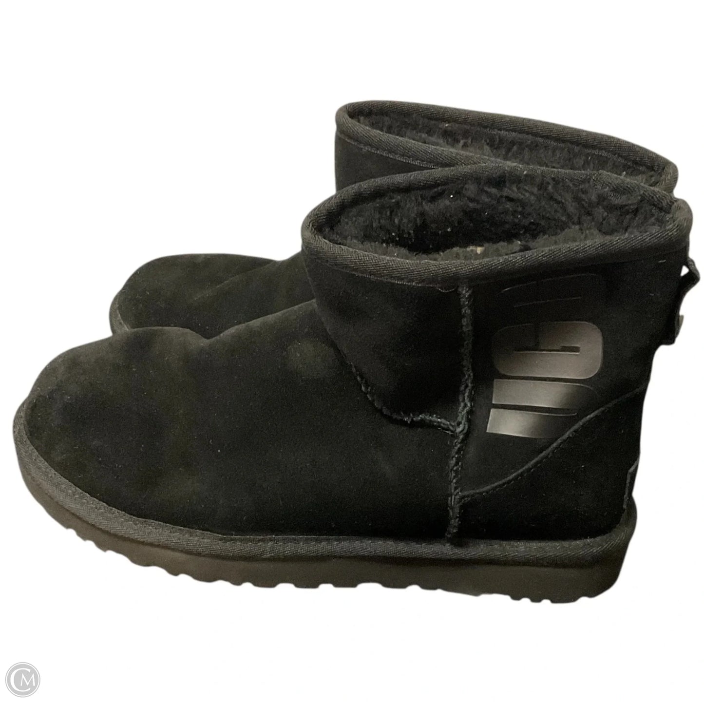 Boots Designer By Ugg In Black, Size: 8
