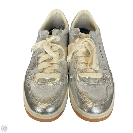 Shoes Athletic By Skechers In Silver, Size: 8.5