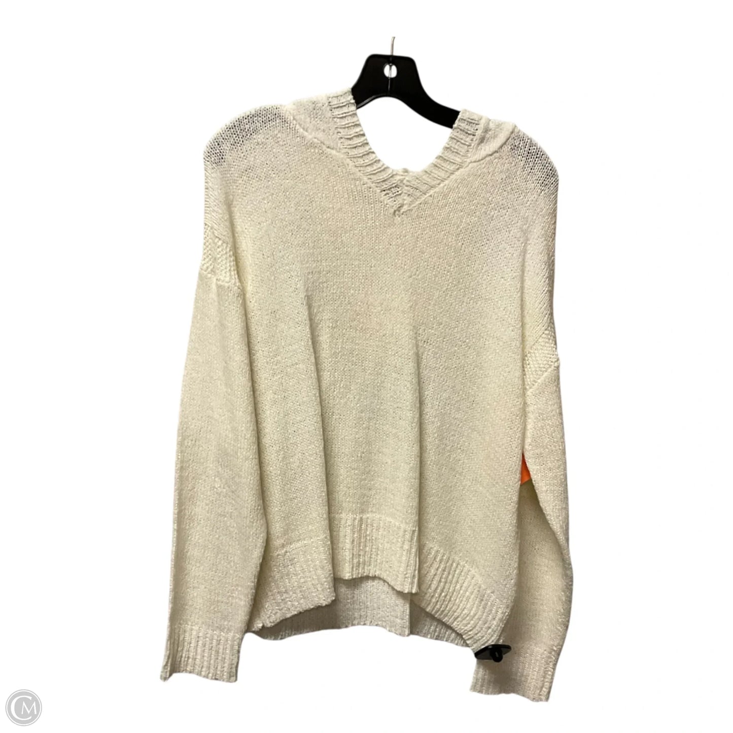 Top Long Sleeve By Cable And Gauge In White, Size: L