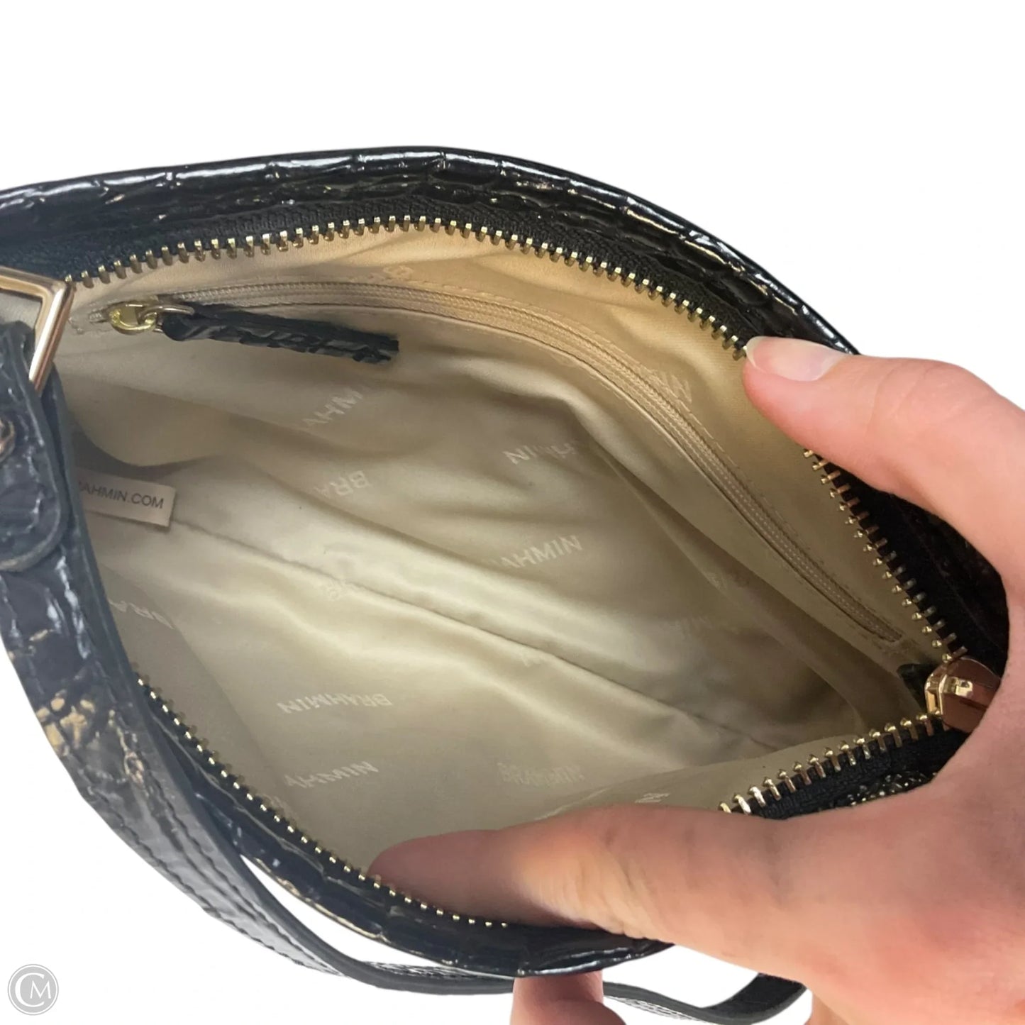 Handbag Designer By Brahmin, Size: Small