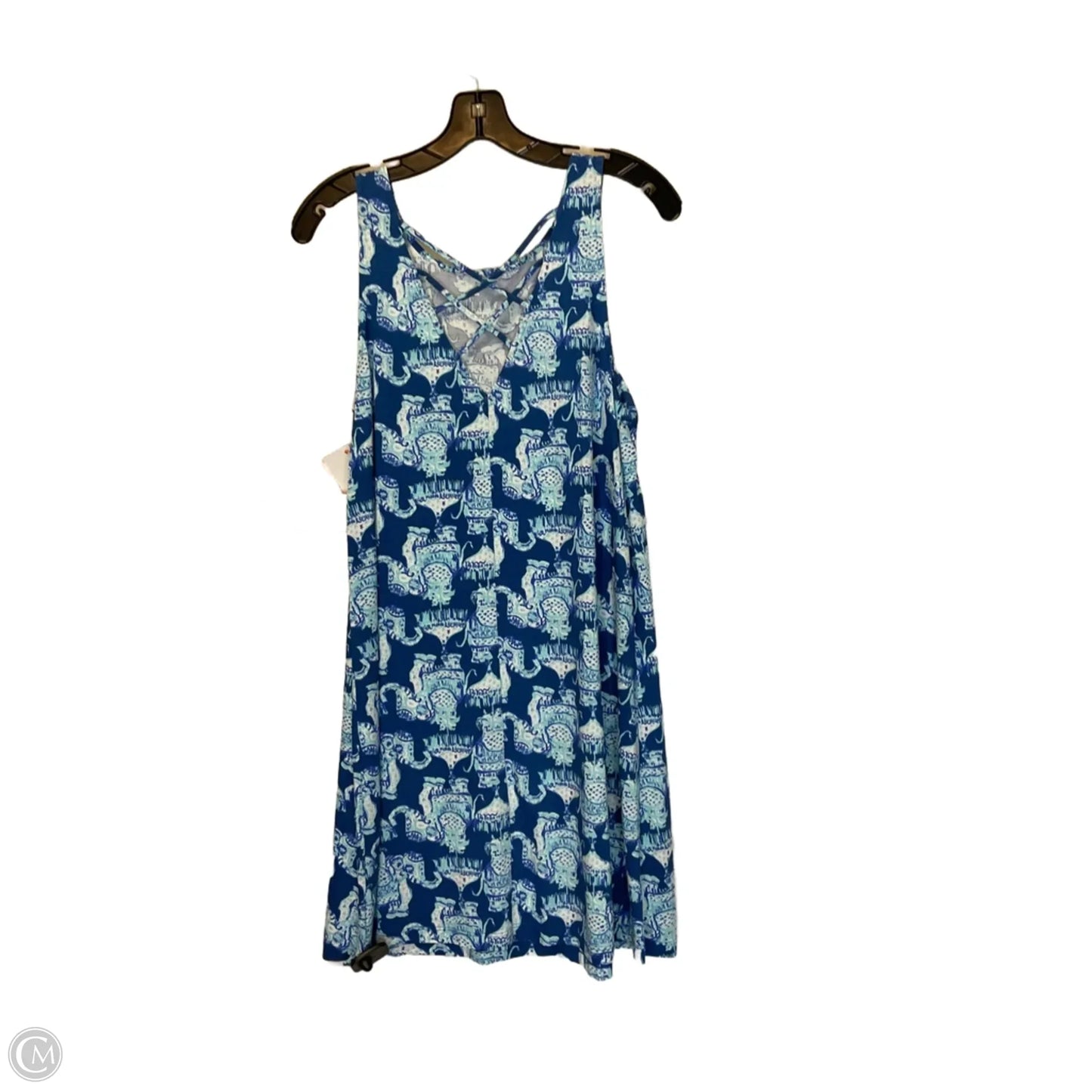 Dress Designer By Lilly Pulitzer In Blue, Size: M