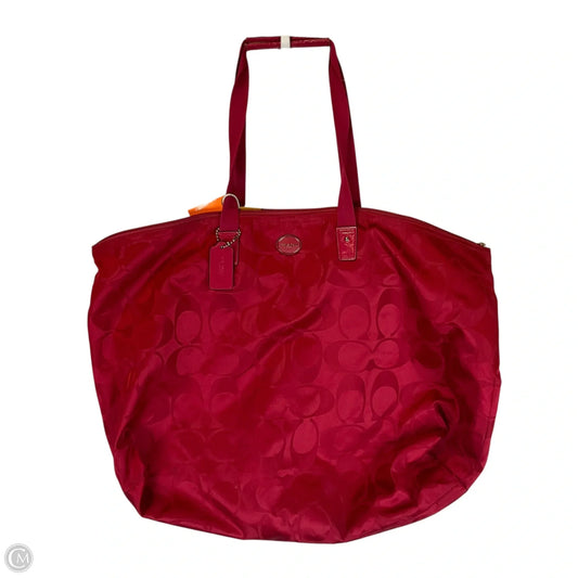 Handbag Designer By Coach, Size: Large