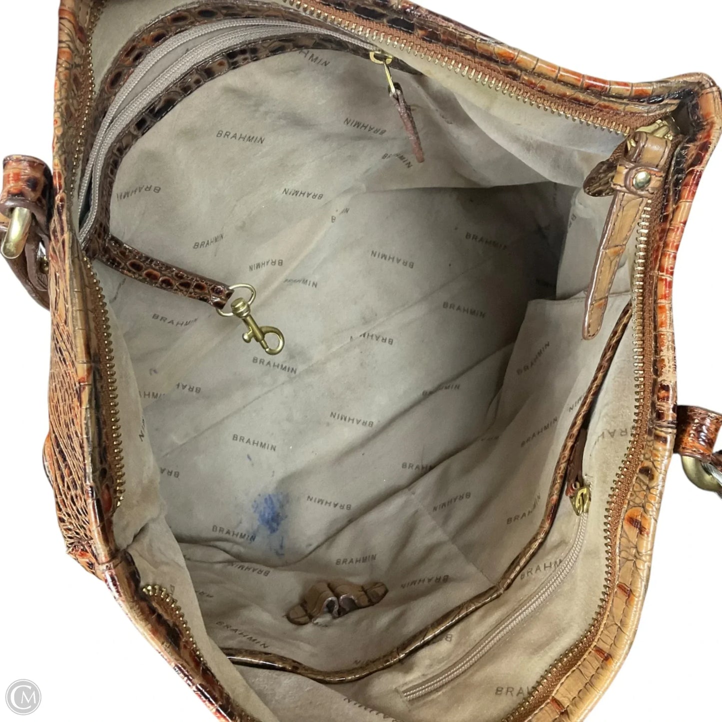 Handbag Designer By Brahmin, Size: Medium