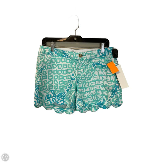 Shorts Designer By Lilly Pulitzer In Blue & Green, Size: 2