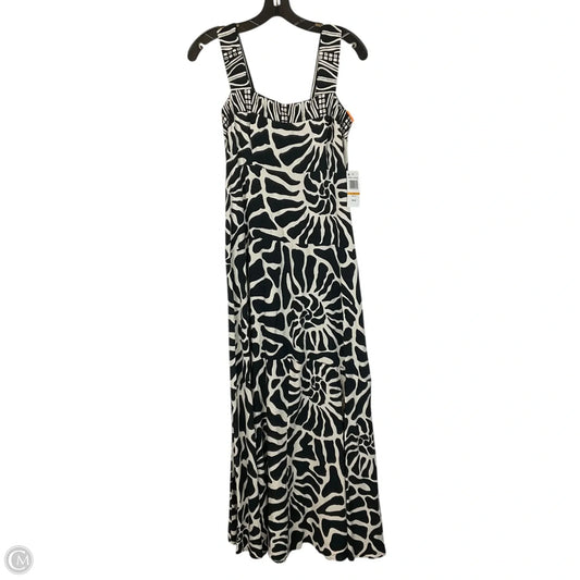 Dress Casual Maxi By Msk In Black & White, Size: S