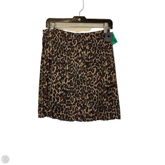 Skirt Mini & Short By J. Crew In Animal Print, Size: 2