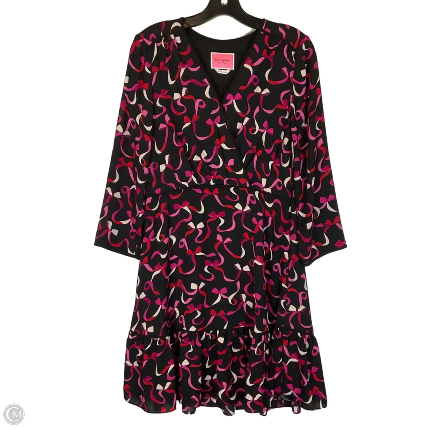 Dress Designer By Kate Spade In Black & Pink, Size: 6