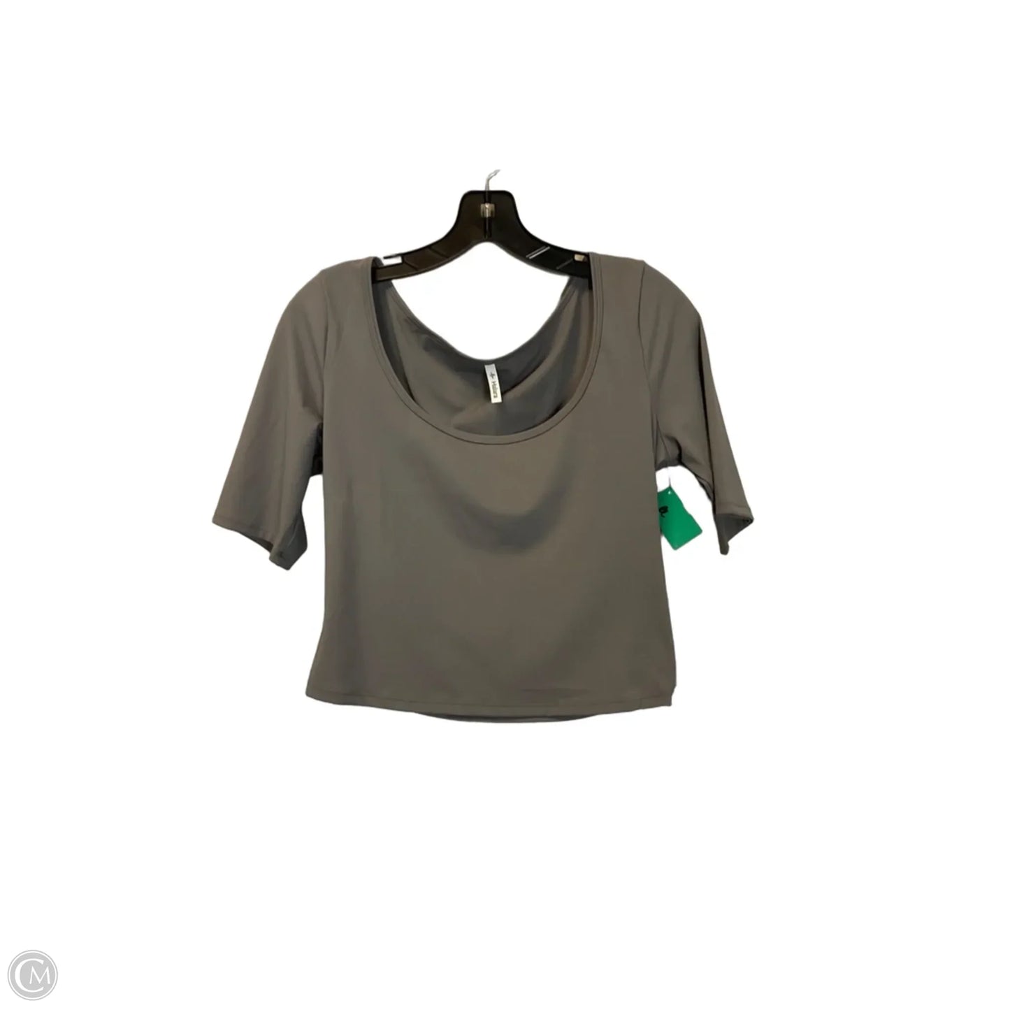 Athletic Top Short Sleeve By Halara In Green, Size: L