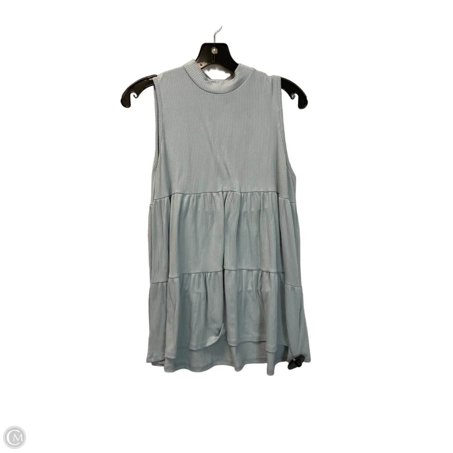 Top Sleeveless By Pink Lily In Blue, Size: S