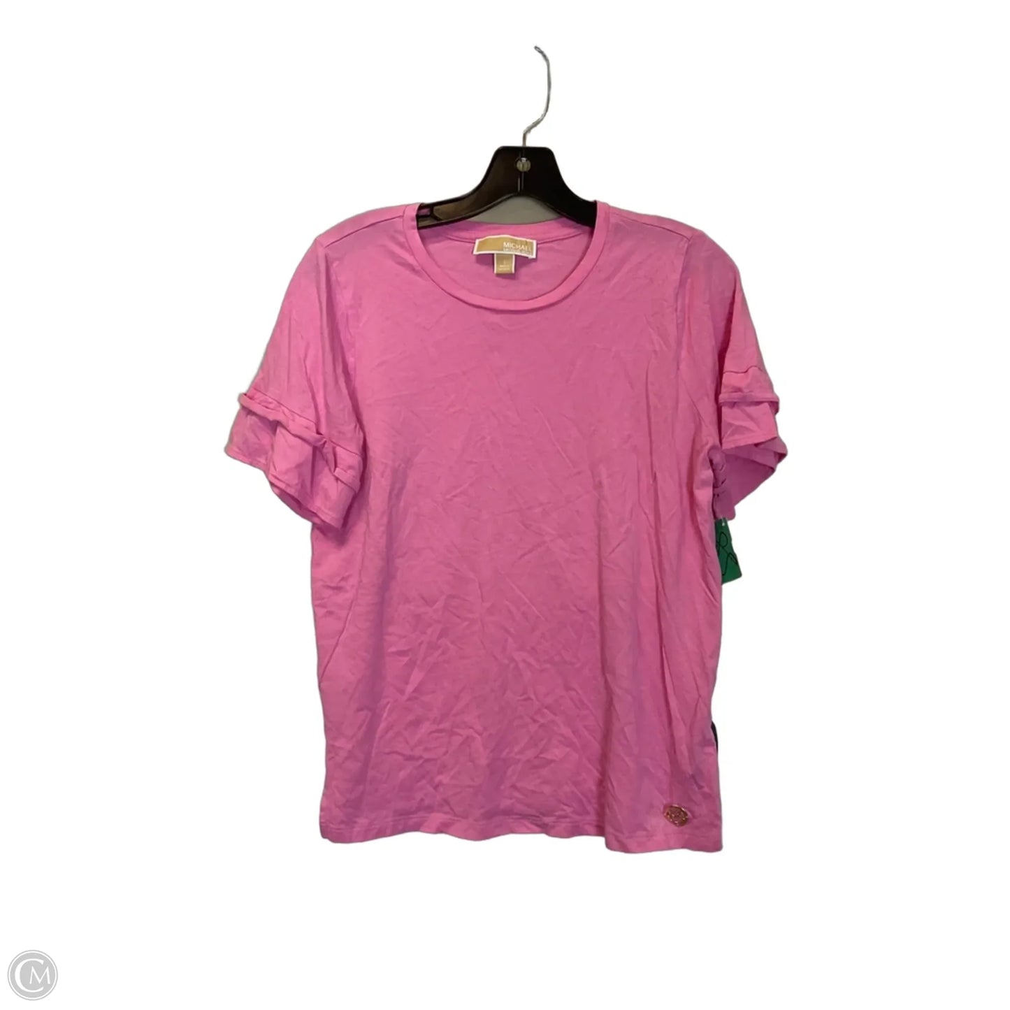 Top Short Sleeve By Michael By Michael Kors In Pink, Size: S