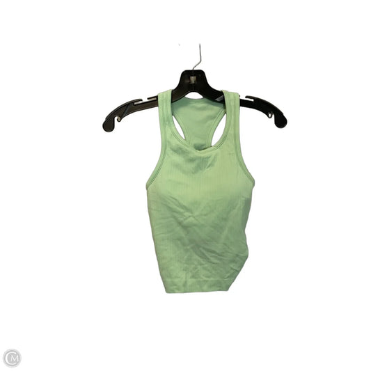 Athletic Tank Top By Lululemon In Green, Size: 4