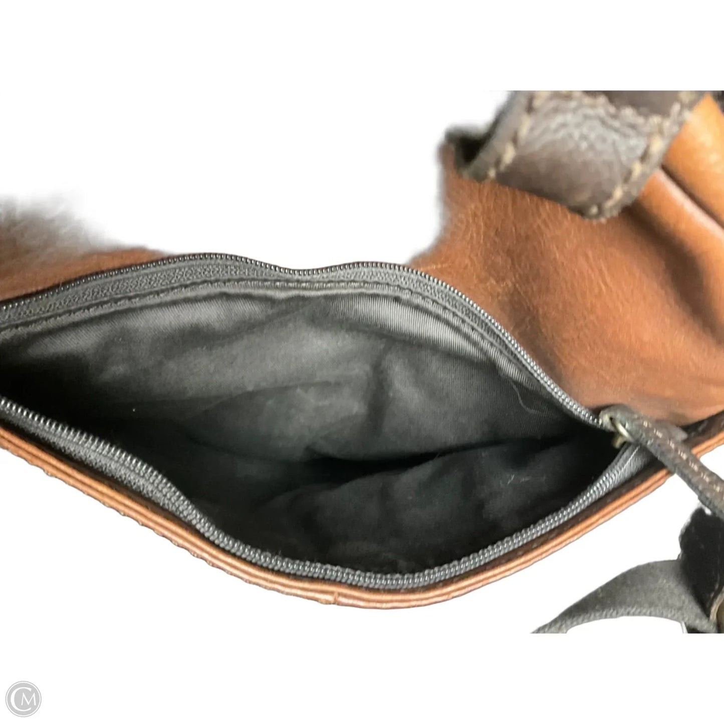 Backpack Leather By Fossil, Size: Medium