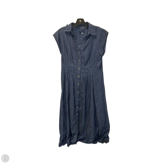 Dress Casual Maxi By Tommy Hilfiger In Blue, Size: 6