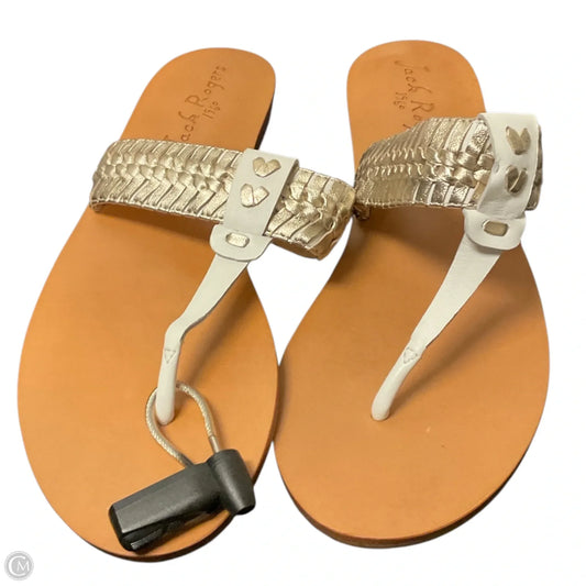 Sandals Flats By Jack Rogers In Gold, Size: 9