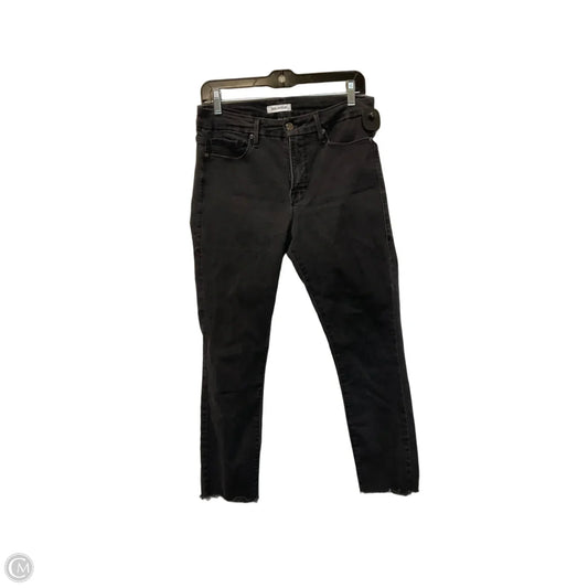 Jeans Skinny By Good American In Black Denim, Size: 6