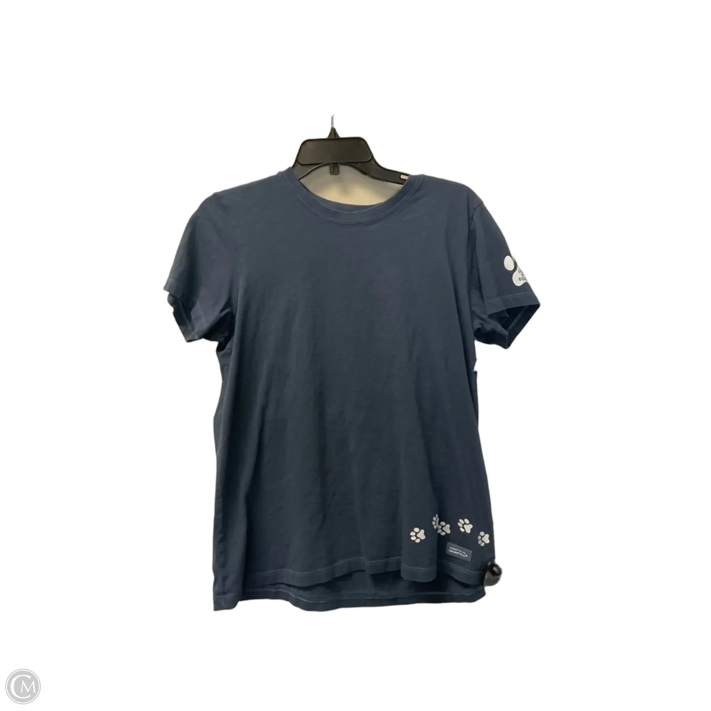 Top Short Sleeve Basic By Life Is Good In Blue, Size: L