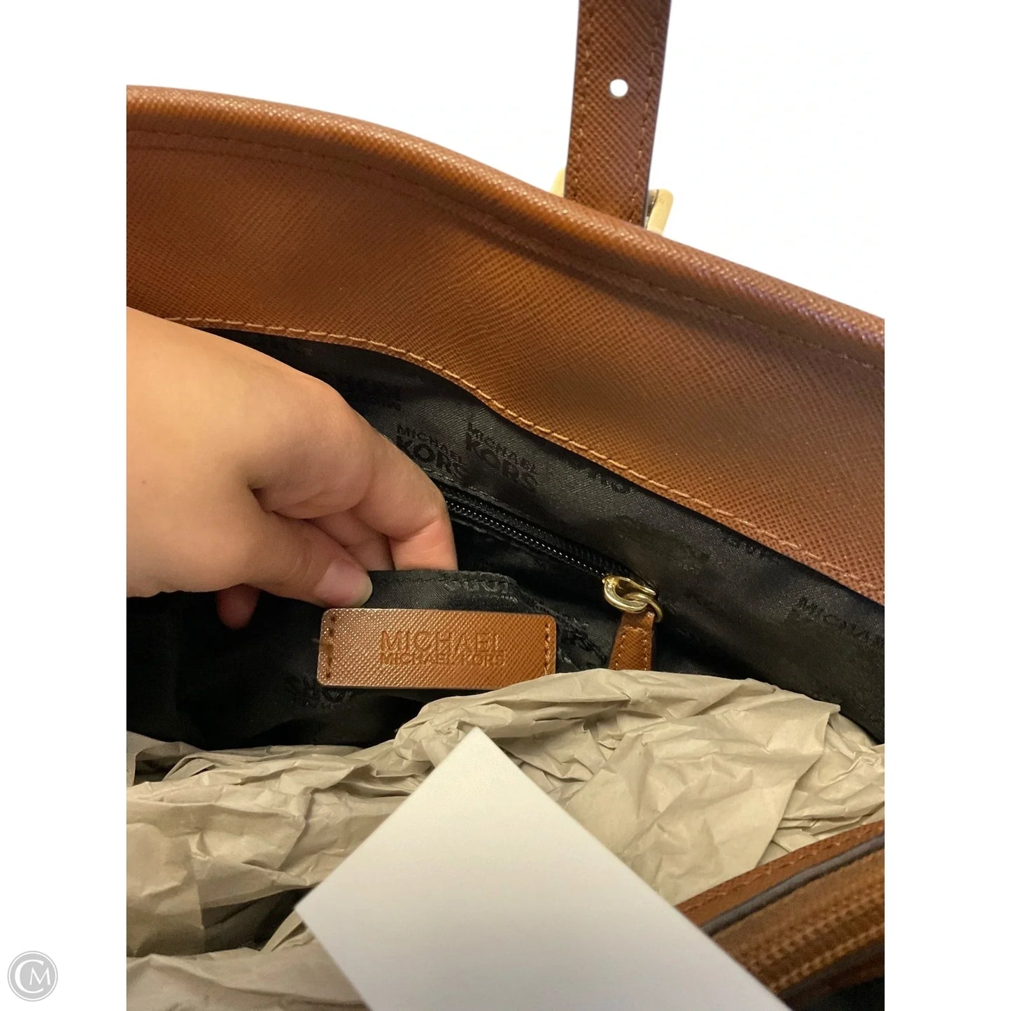 Handbag Designer By Michael Kors, Size: Large