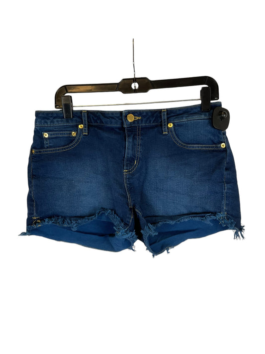 Shorts Designer By Michael Kors In Blue Denim, Size: 4