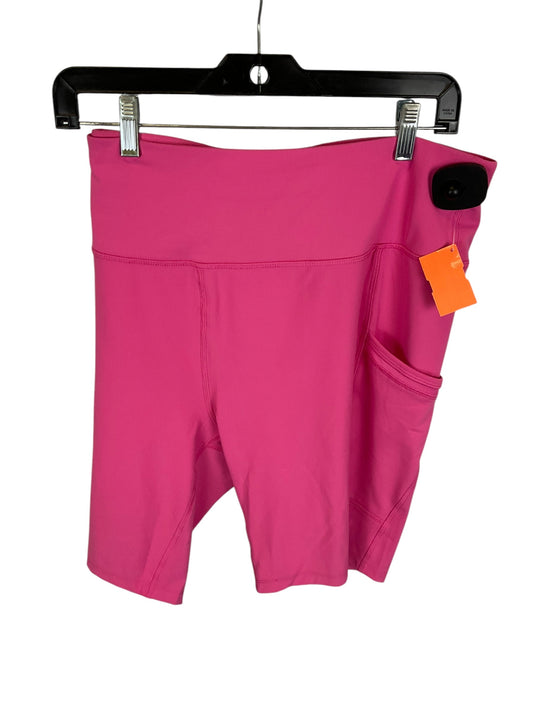 Athletic Shorts By Cato In Pink, Size: 1x