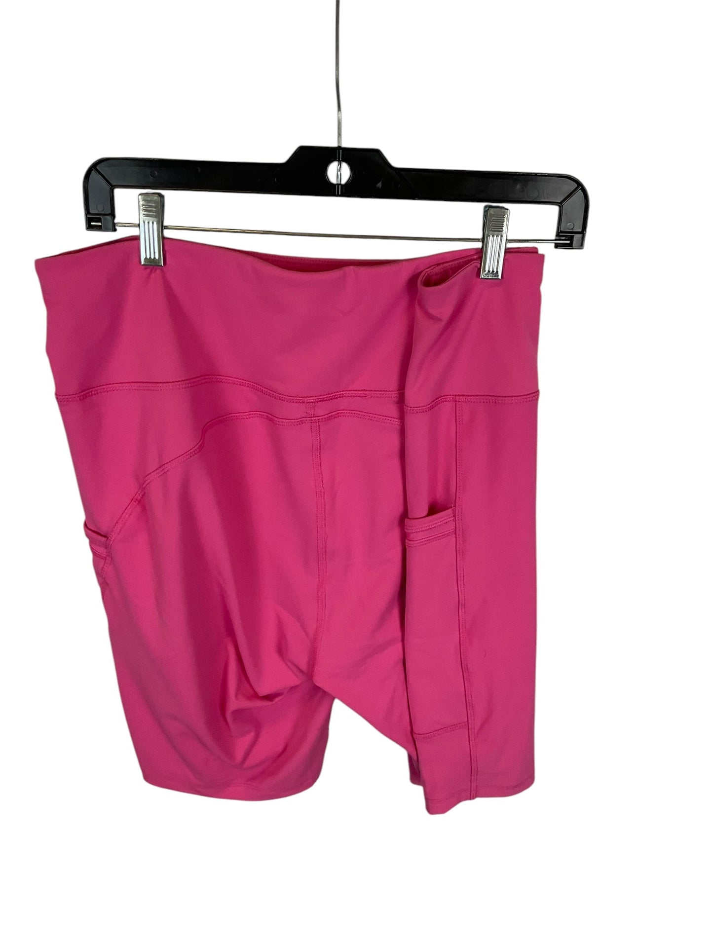 Athletic Shorts By Cato In Pink, Size: 1x