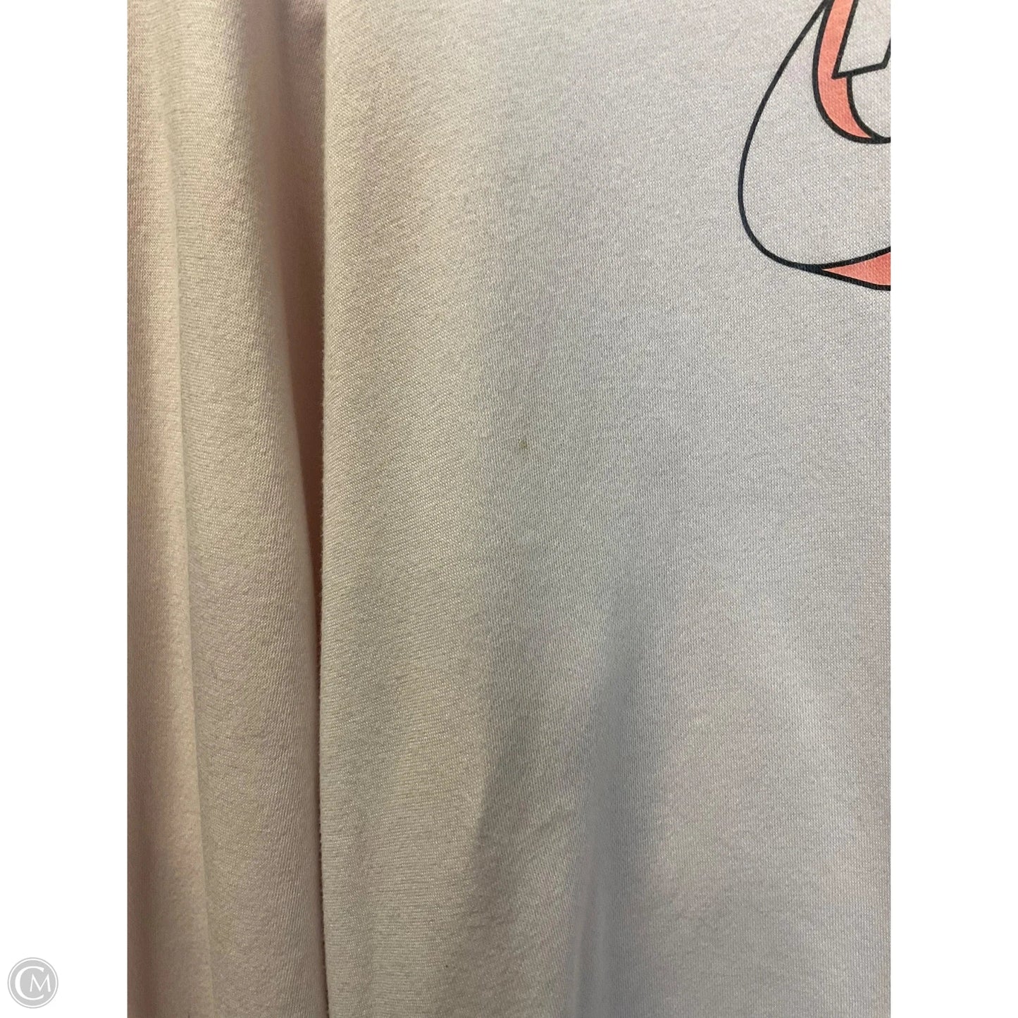 Sweatshirt Hoodie By Nike Apparel In Pink, Size: M