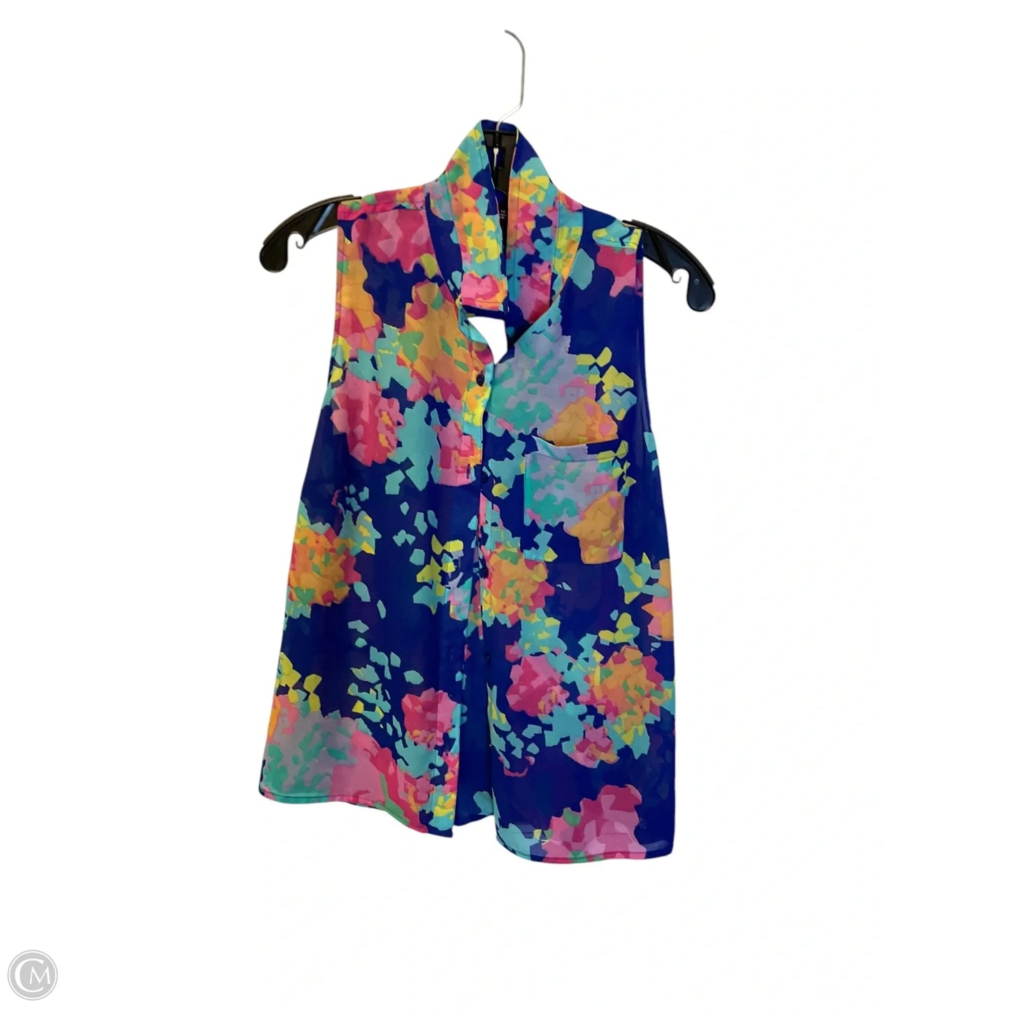 Top Sleeveless By Jessica Simpson In Multi-colored, Size: M