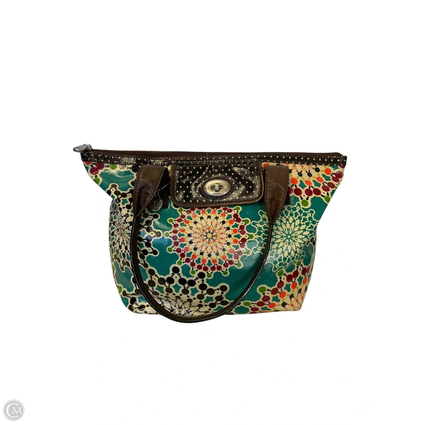 Handbag By Fossil, Size: Medium