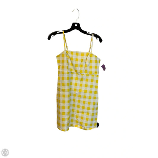 Dress Casual Short By Forever 21 In Yellow, Size: L