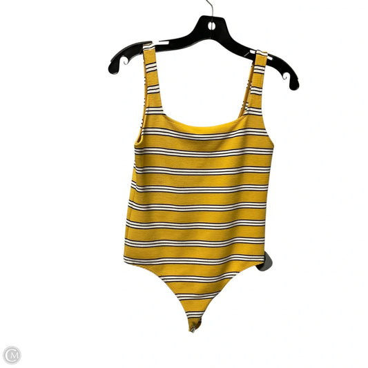 Bodysuit By Express In Striped Pattern, Size: Xs