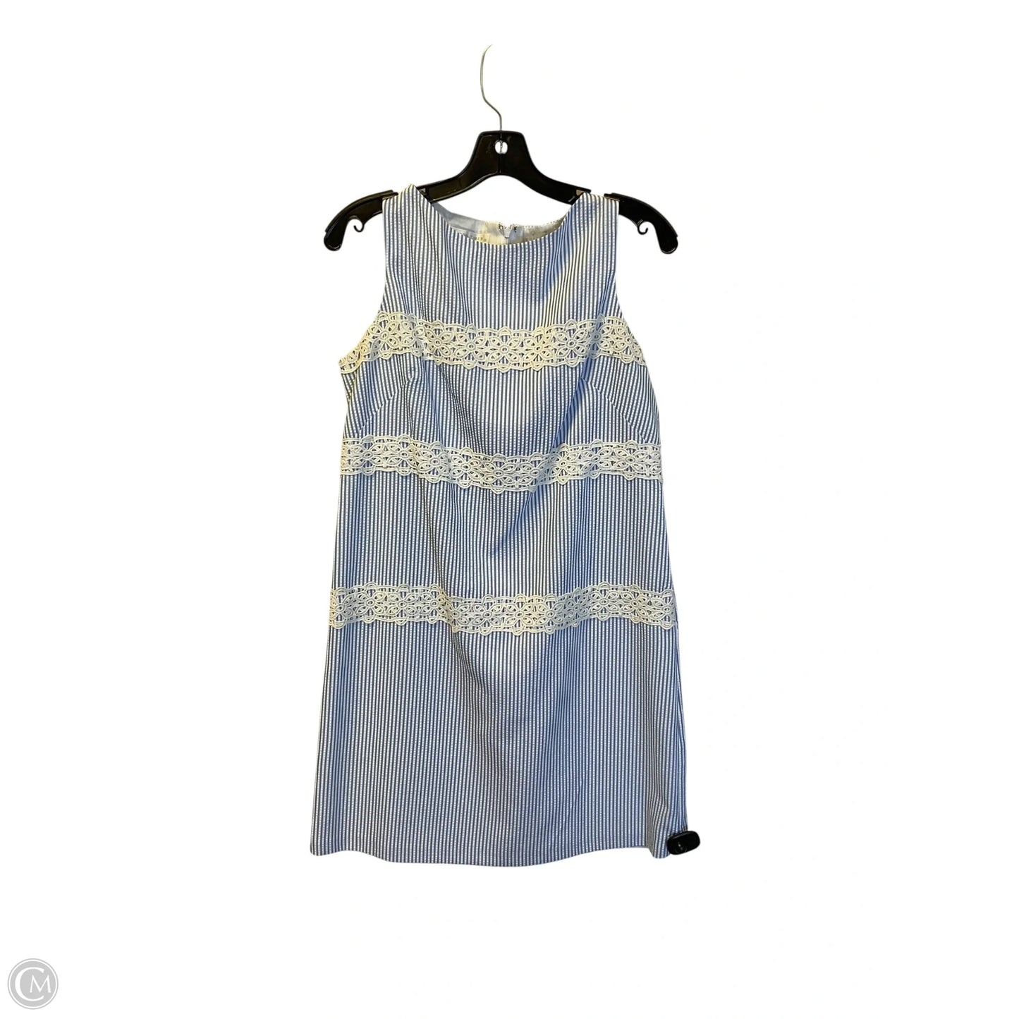 Dress Casual Midi By London Times In Striped Pattern, Size: 10