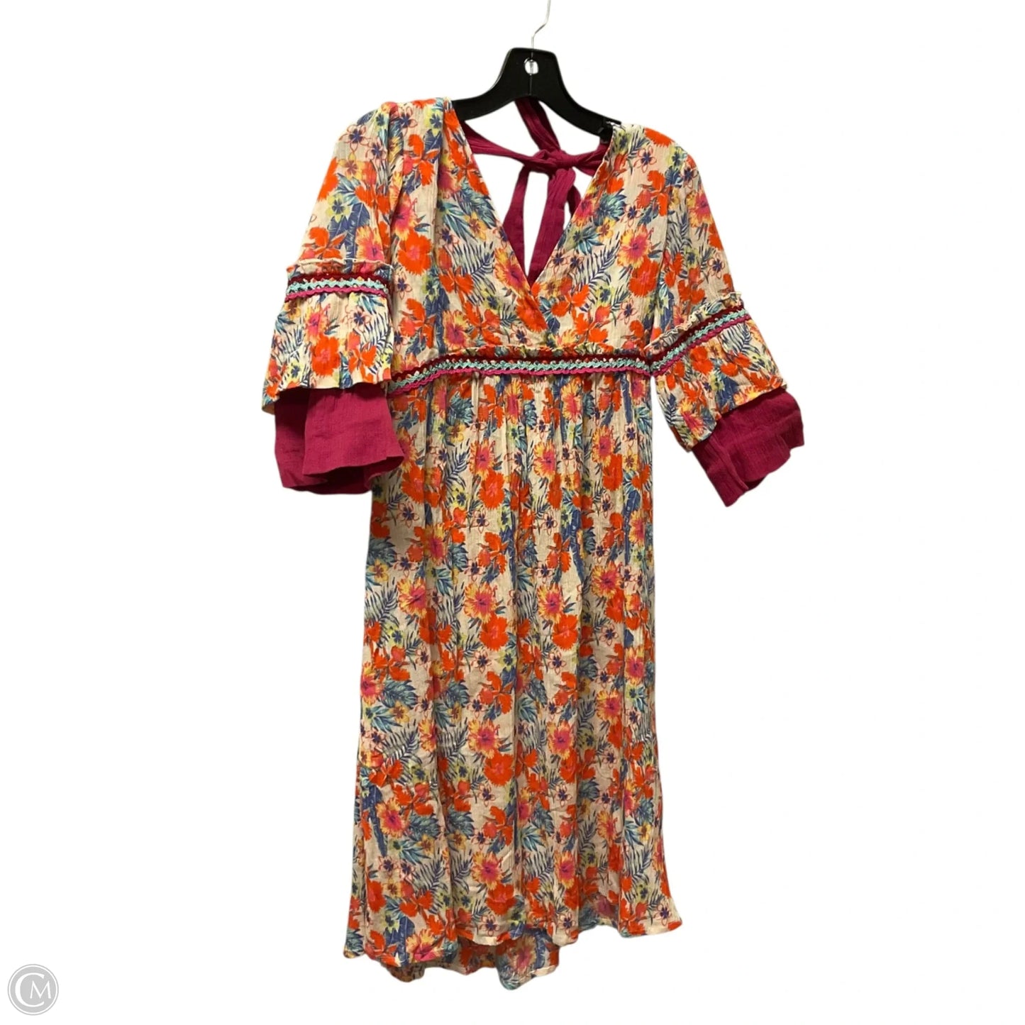 Dress Casual Short By Cmb In Pink, Size: M