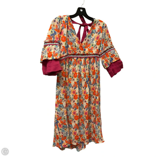 Dress Casual Short By Cmb In Pink, Size: M