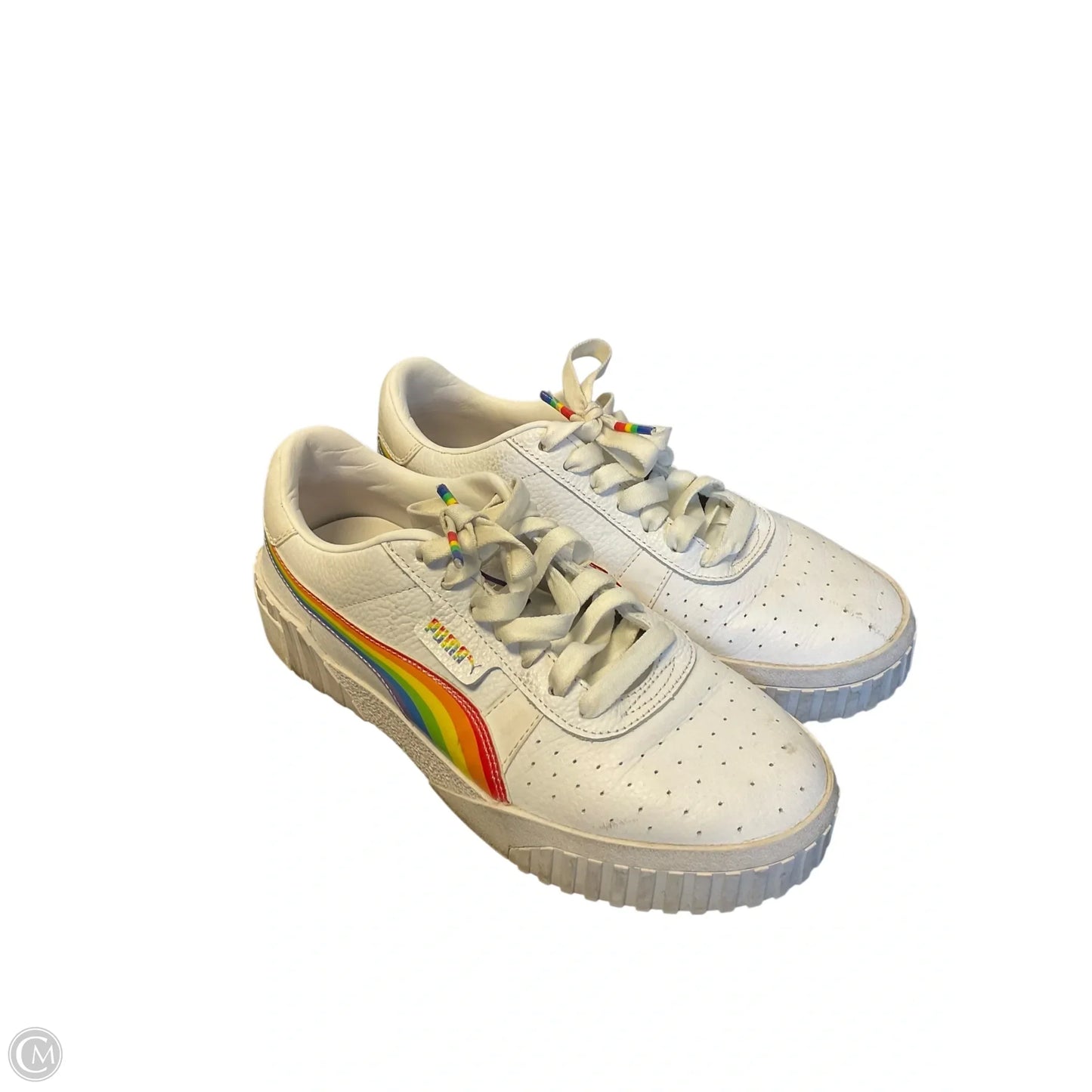 Shoes Athletic By Puma In White, Size: 9