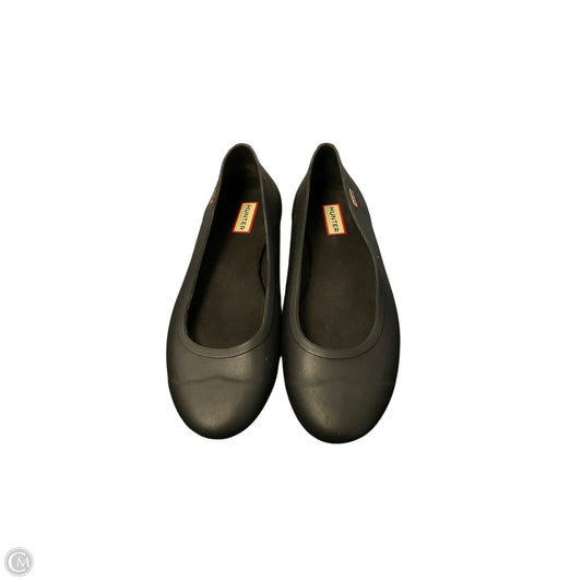 Shoes Flats By Hunter In Black, Size: 8