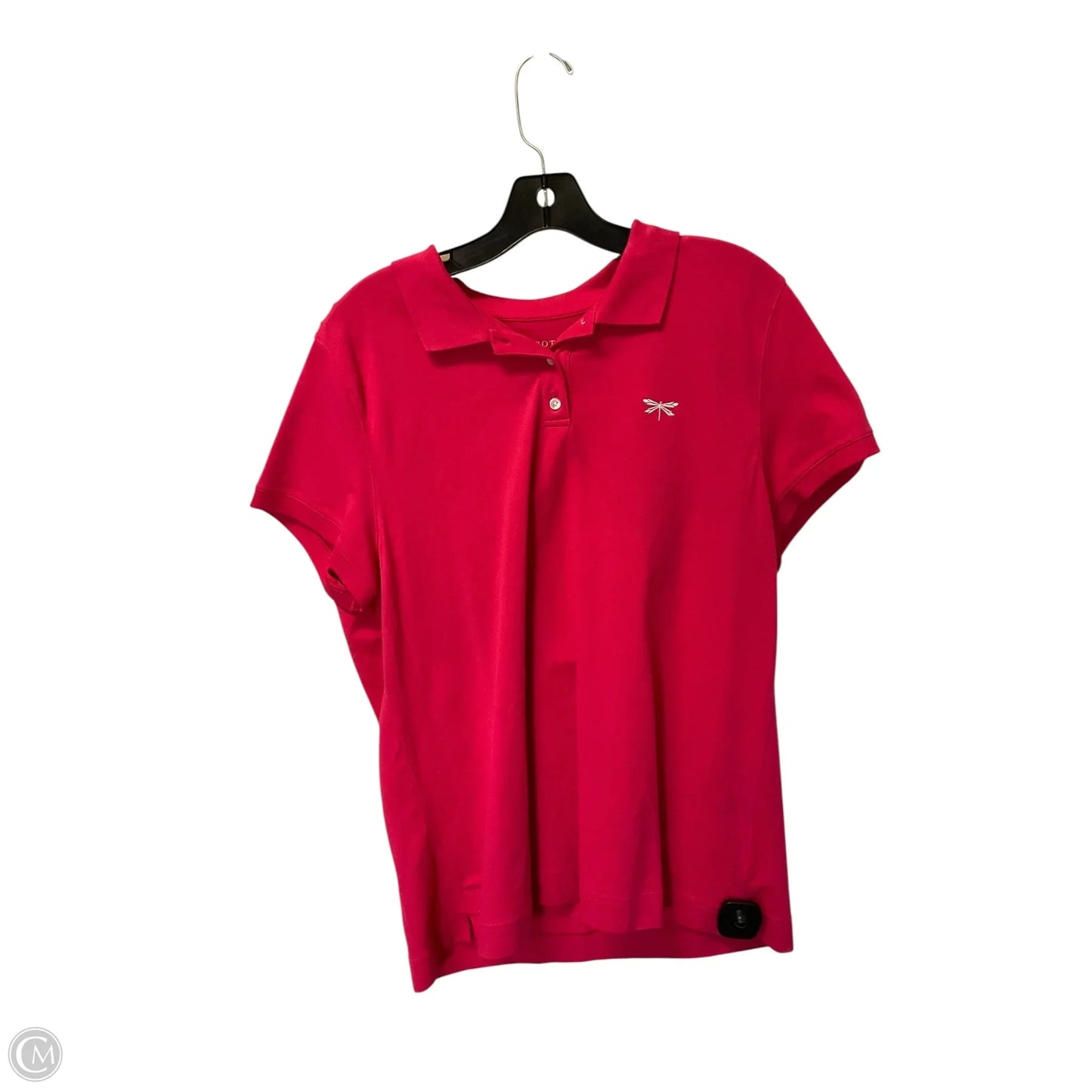 Top Short Sleeve Basic By Talbots In Pink, Size: Xl