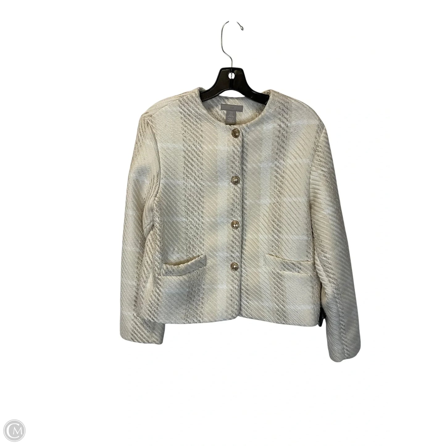 Jacket Other By H&m In Cream, Size: S