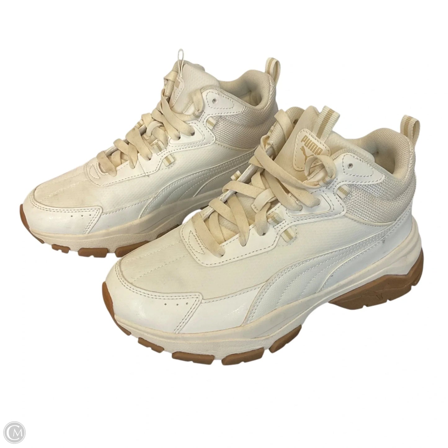 Shoes Athletic By Puma In Cream, Size: 7.5
