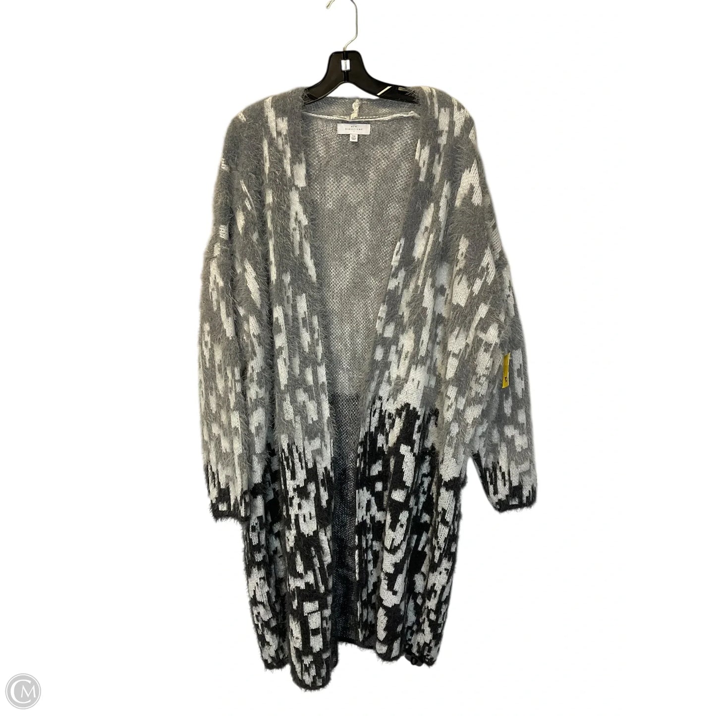 Sweater Cardigan By New Directions In Animal Print, Size: 3x