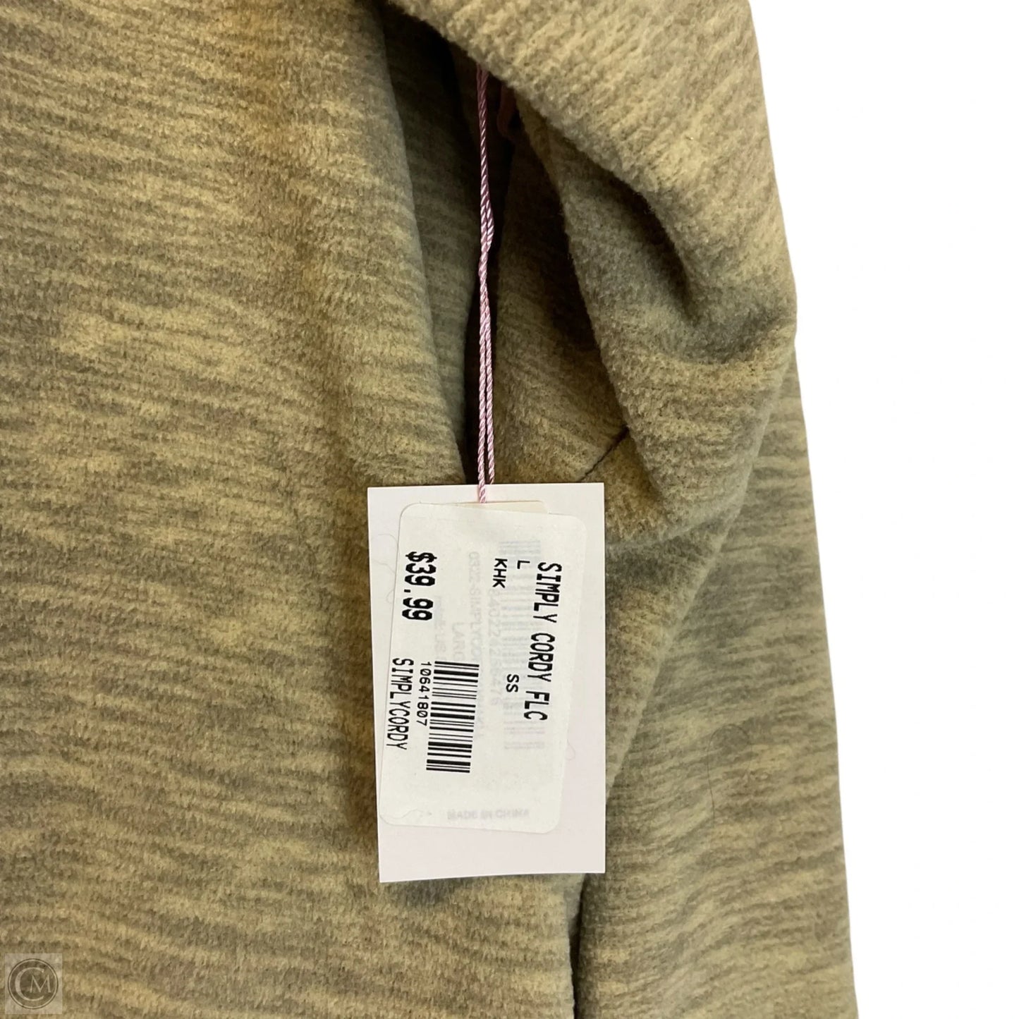 Sweatshirt Collar By Simply Southern In Pink, Size: L