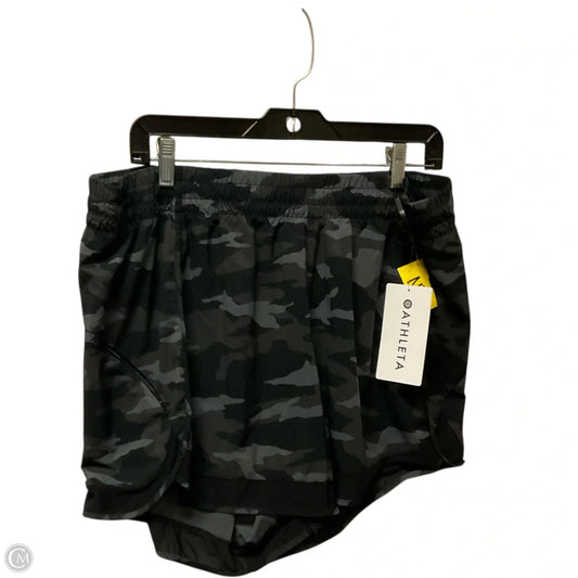 Athletic Shorts By Athleta In Camouflage Print, Size: 1x