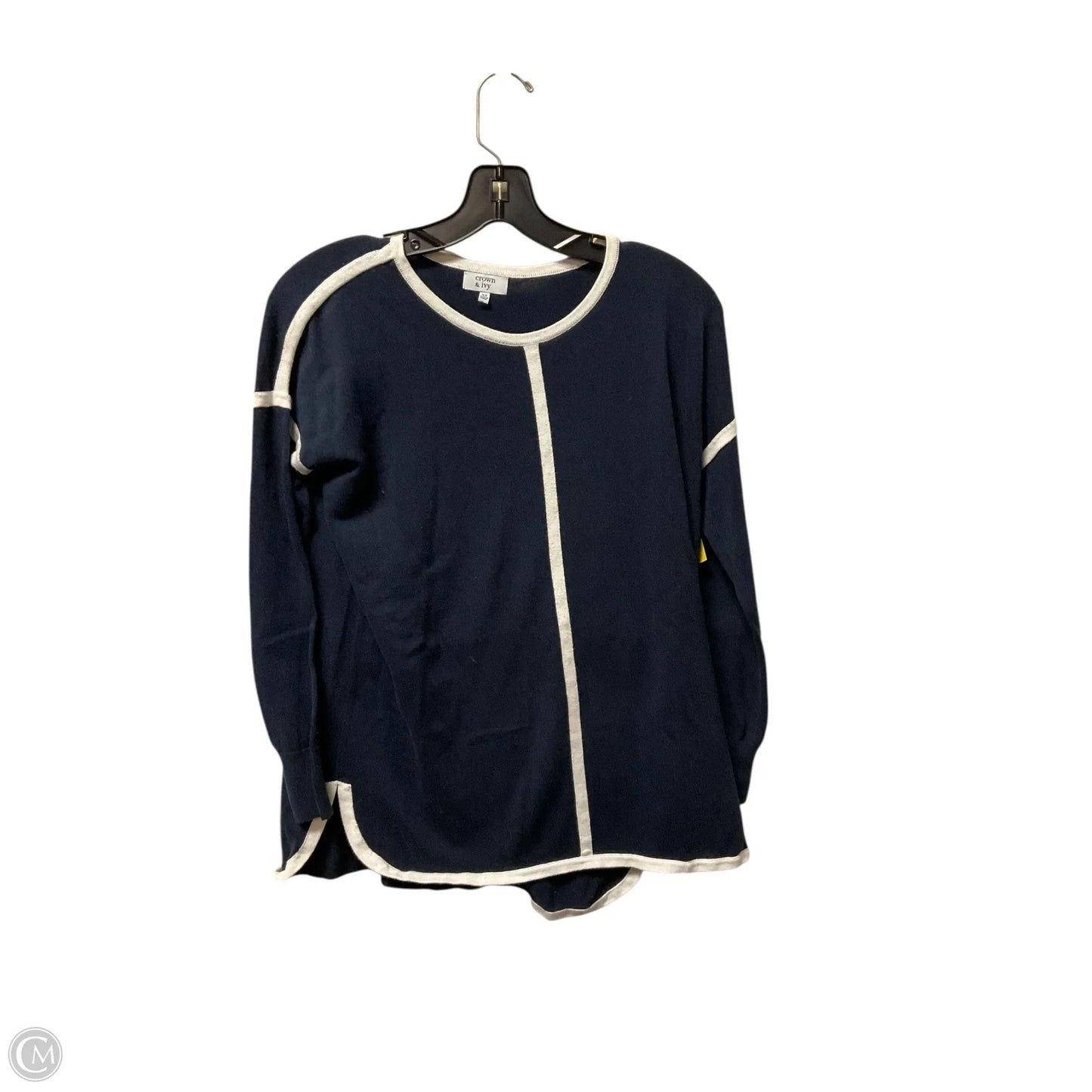 Top Long Sleeve By Crown And Ivy In Blue, Size: Xs