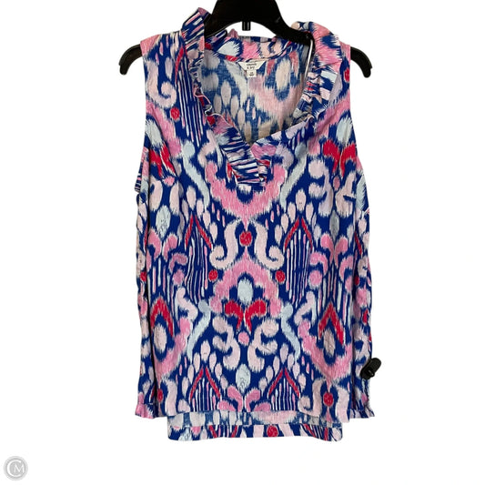 Top Sleeveless By Crown And Ivy In Blue, Size: 1x