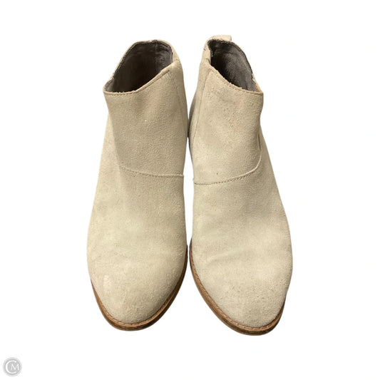 Boots Ankle Heels By Toms In Tan, Size: 7