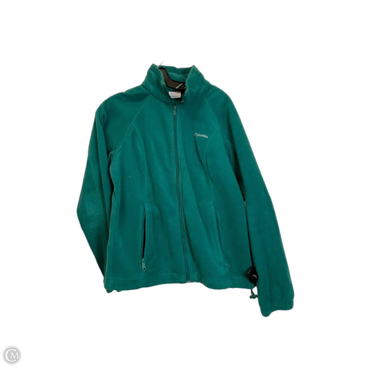 Jacket Faux Fur & Sherpa By Columbia In Green, Size: M