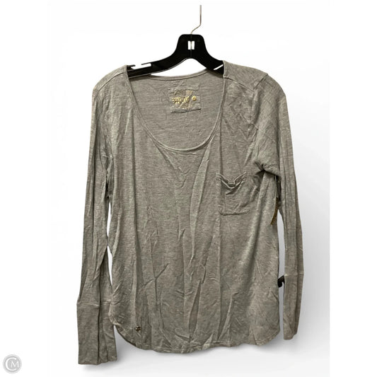Top Long Sleeve Designer By Lilly Pulitzer In Grey, Size: M