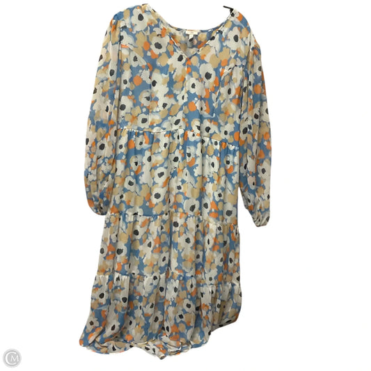 Dress Casual Maxi By Joie In Blue, Size: L